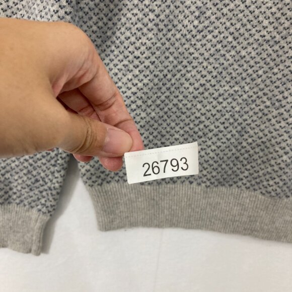 J. Crew Men's sz Medium Sweater Soft Lambswool Blend Bird's-eye Knit Crewneck - Picture 10 of 10